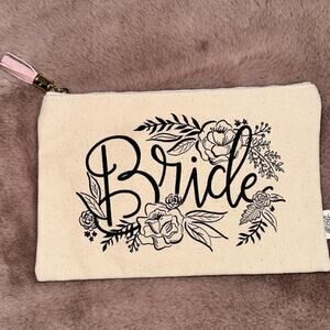 Bride Zippered Pouch by Lily and Val